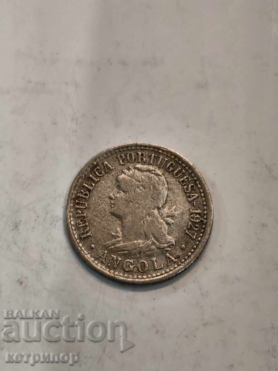 10 centavos 2 macuta Angola 1927 with price € 11.00 | 21.51 BGN