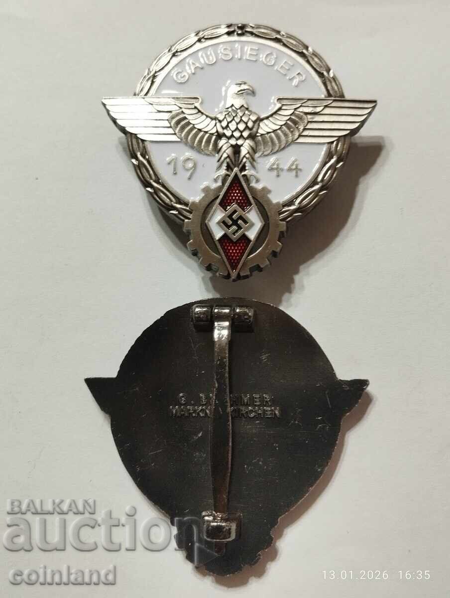 Германски Нацистки  медал, знак    РЕПРОДУКЦИЯ с цена € 15.00 | 29.34 лв.