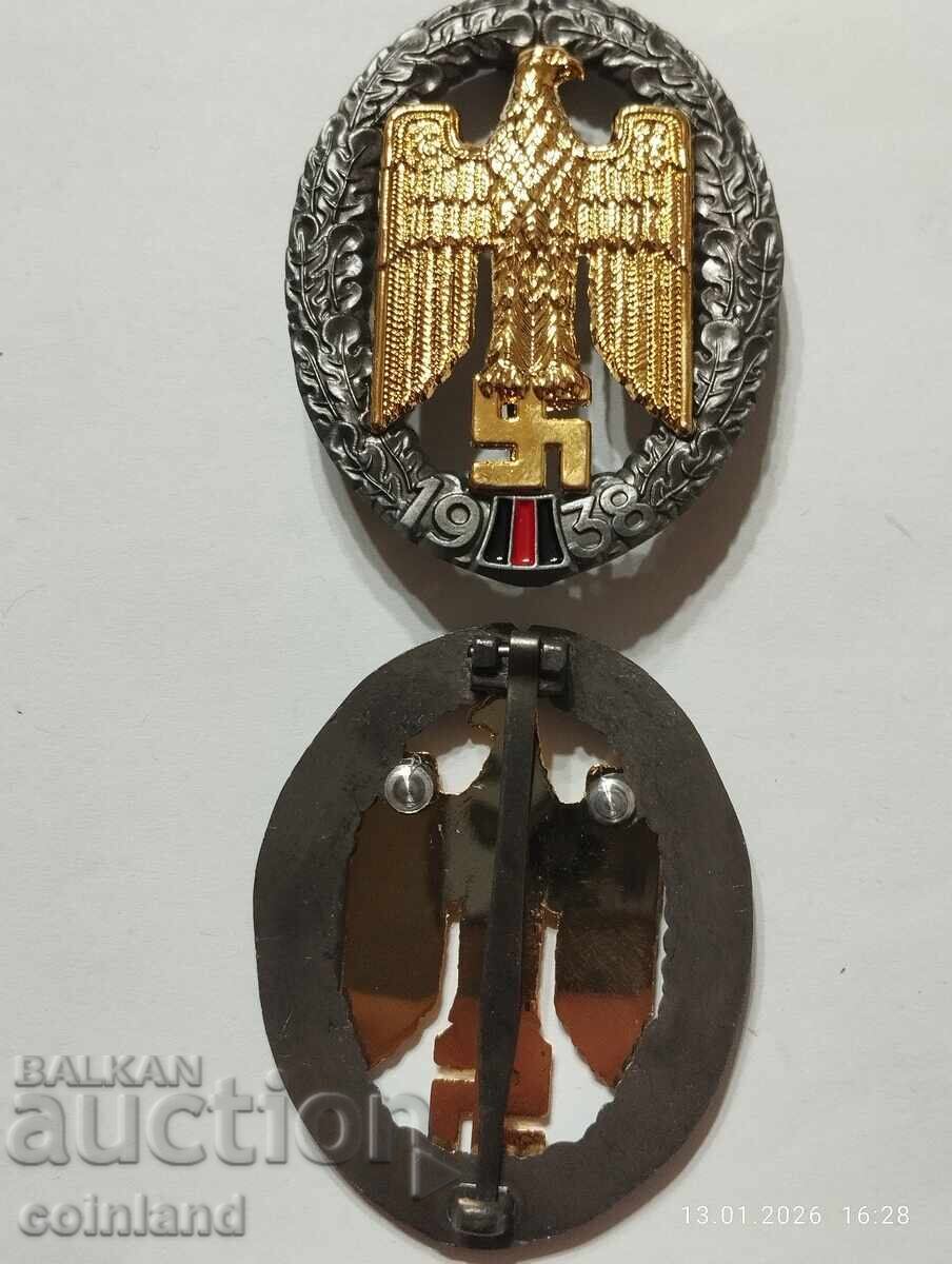 Γερμανικό Ναζιστικό μετάλλιο, σήμα ΑΝΤΙΓΡΑΦΟ με τιμή € 15.00 | 29.34 BGN