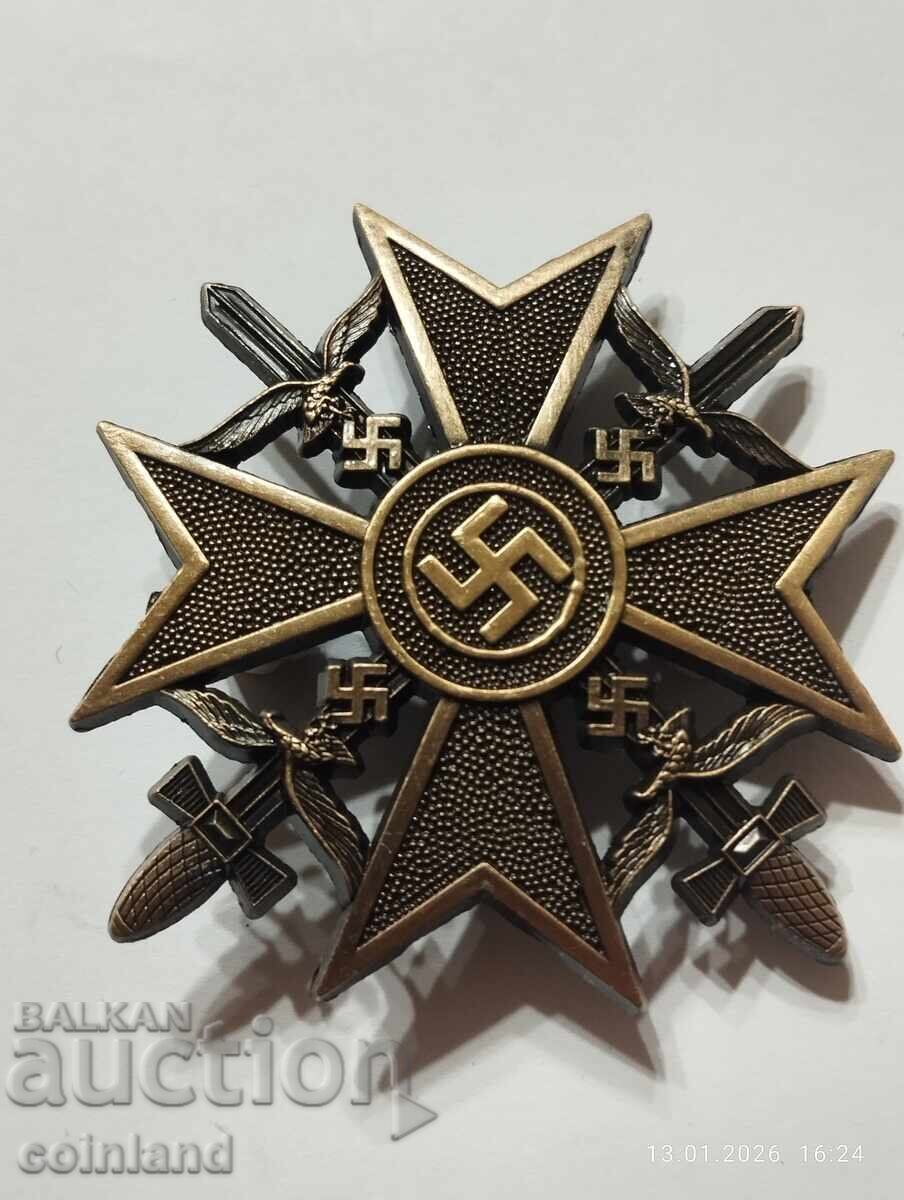 Medalie germană nazistă, semn REPRODUCERE Medalie germană nazistă, semn REPRODUCERE