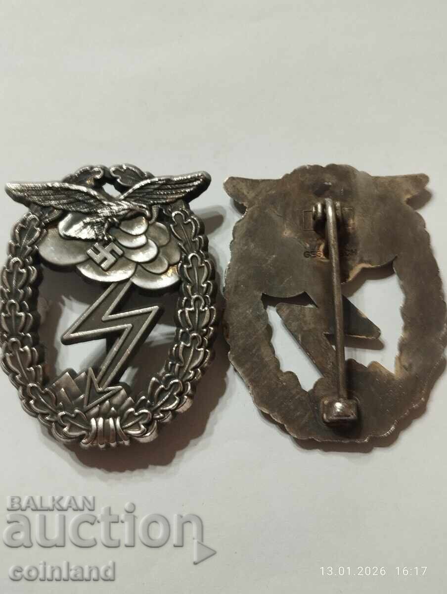 Германски Нацистки  медал, знак    РЕПРОДУКЦИЯ с цена € 15.00 | 29.34 лв.