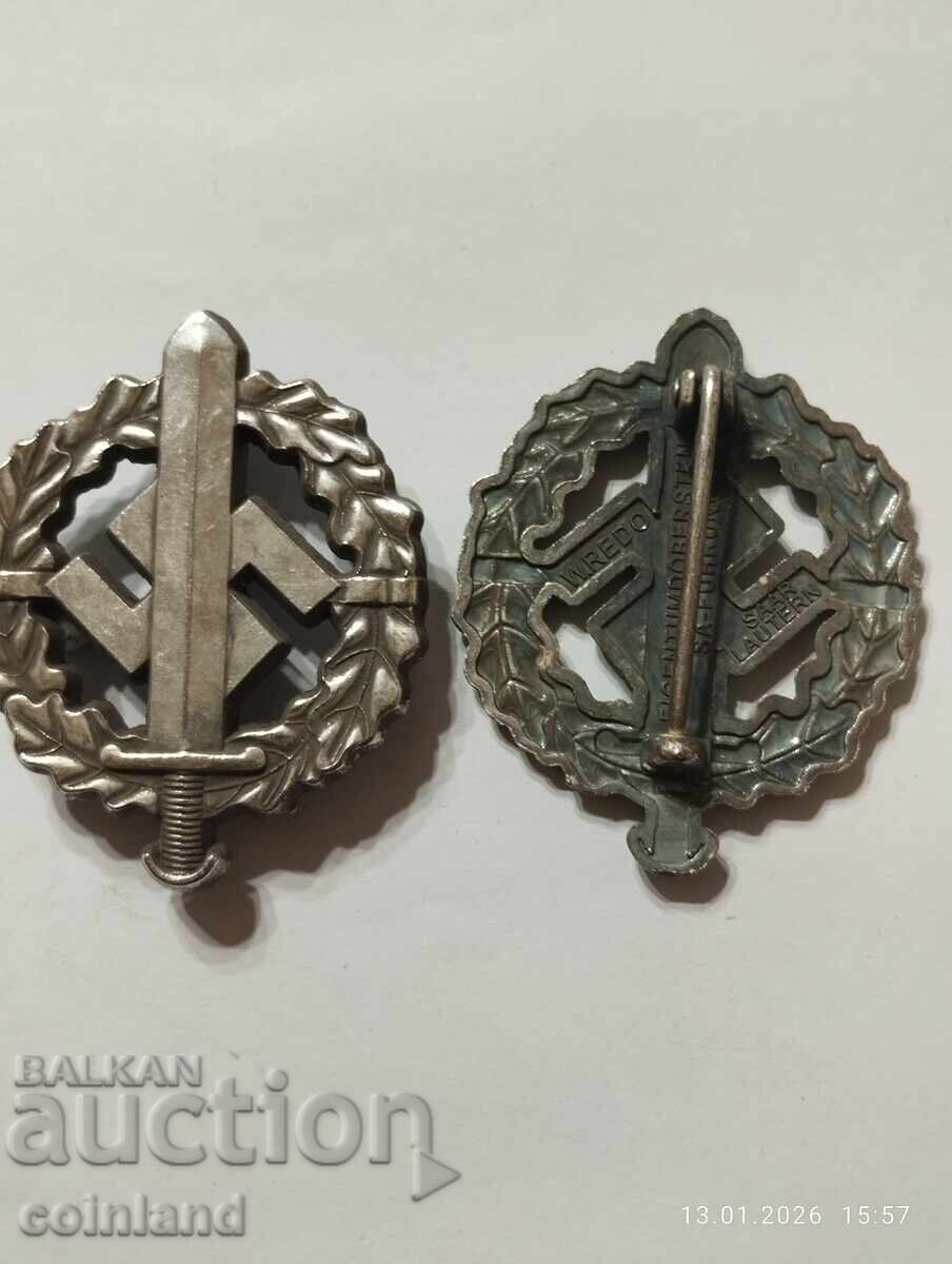 Medalie germană nazistă, semn REPRODUCERE cu preț € 10.00 | 19.56 BGN