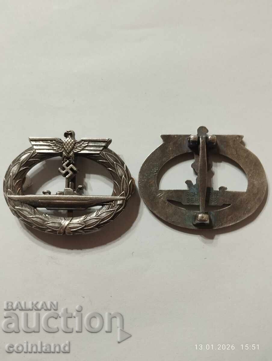 Германски Нацистки  медал, знак    РЕПРОДУКЦИЯ с цена € 15.00 | 29.34 лв.