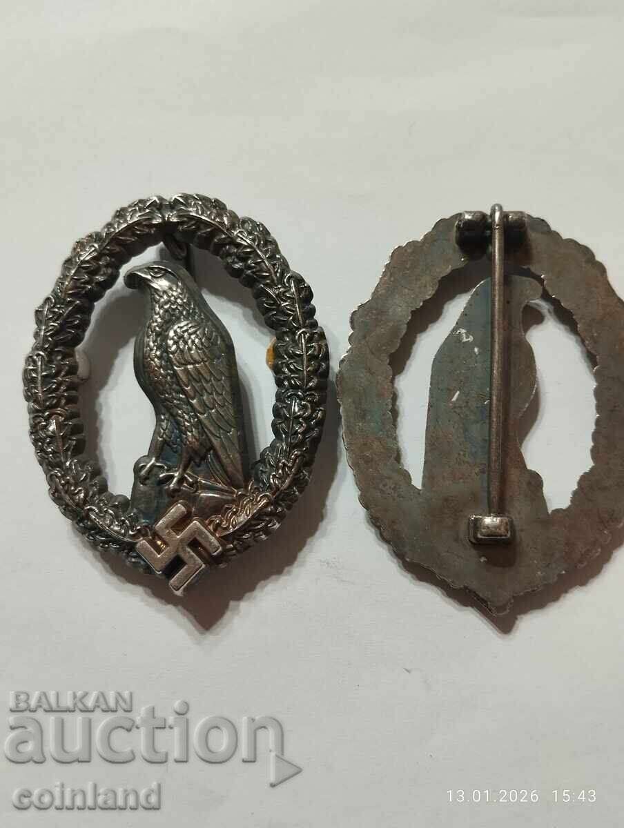 Германски Нацистки  медал, знак    РЕПРОДУКЦИЯ с цена € 15.00 | 29.34 лв.