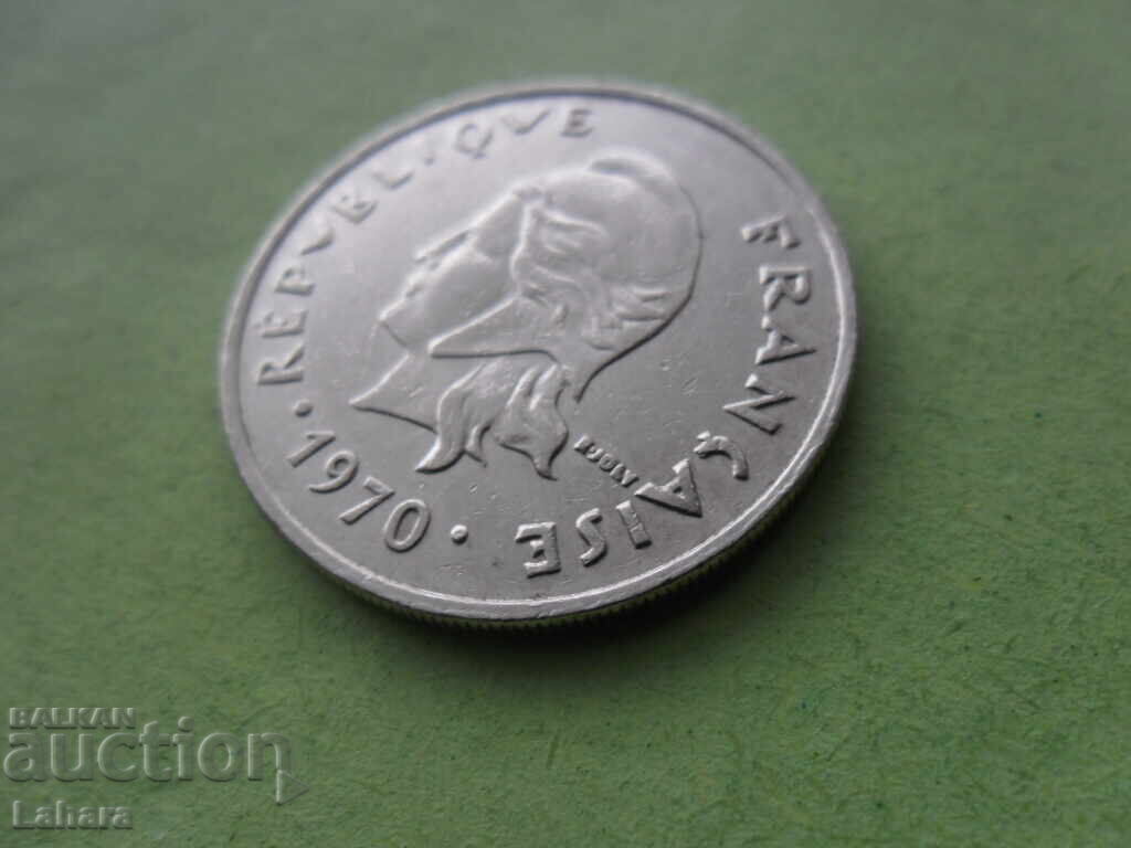 Livrarea 20 franci 1970 g. Polinezia Franceză