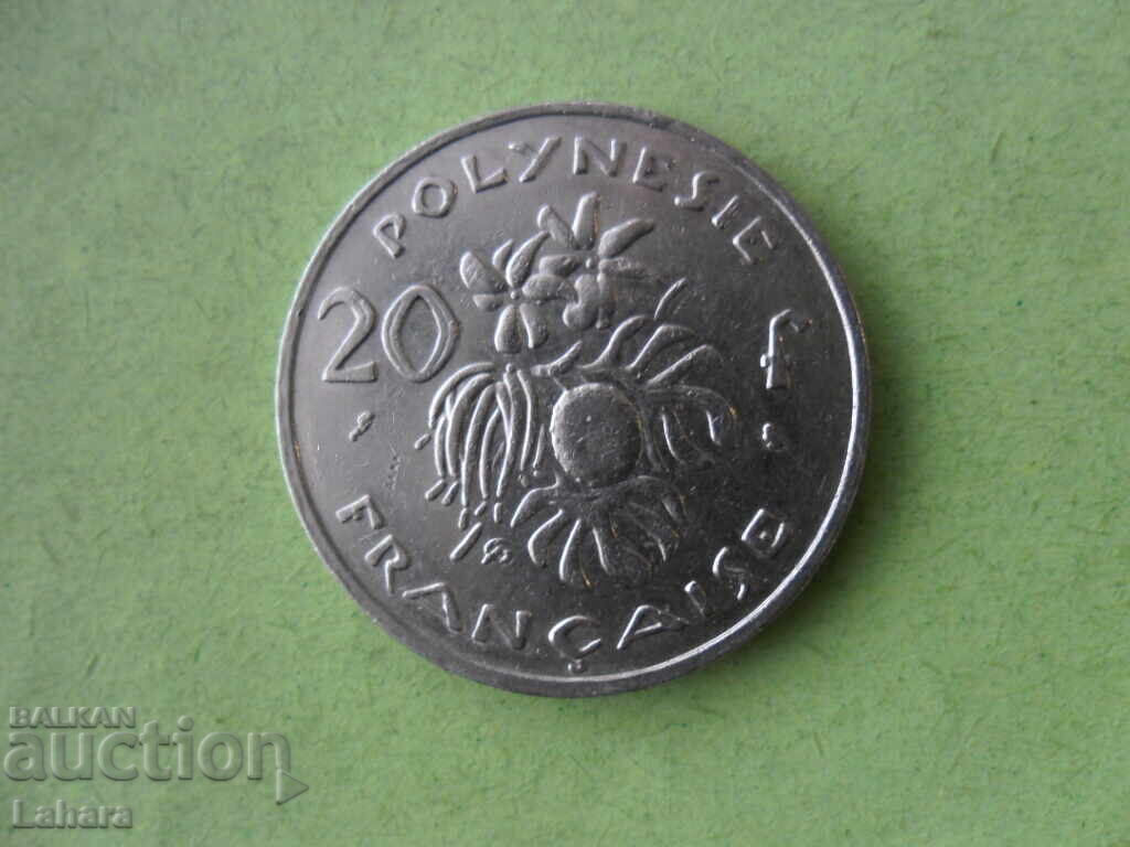20 franci 1970 g. Polinezia Franceză