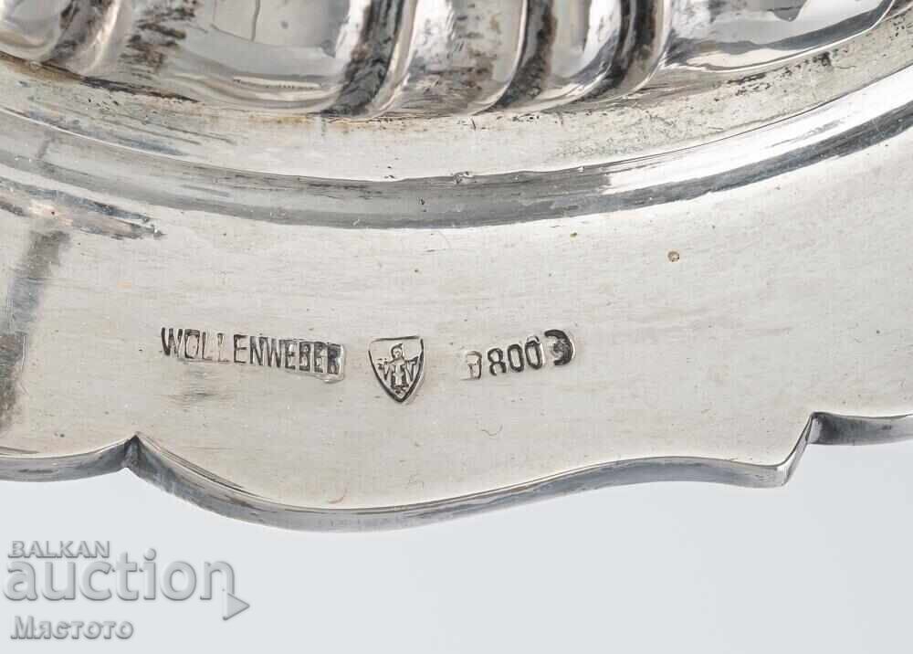 Доставка на 2бр.Сребърни свещници сребро проба800