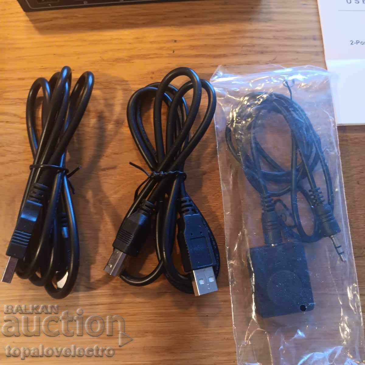 NOU! DisplayPort KVM switch 4K@60Hz – 2 computere la 1 monitor - 7 NOU! DisplayPort KVM switch 4K@60Hz – 2 computere la 1 monitor - 7