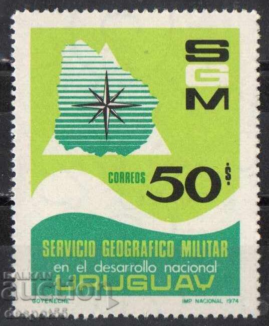 1974. Uruguay. Serviciul Geografic Militar