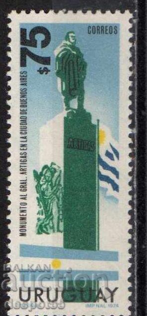 1974 Uruguay. Inaugurarea monumentului Artigas - Buenos Aires