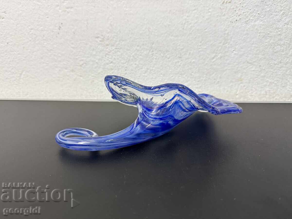 Livrarea Bol / vas / corn artistic din sticlă. Nr. 7840