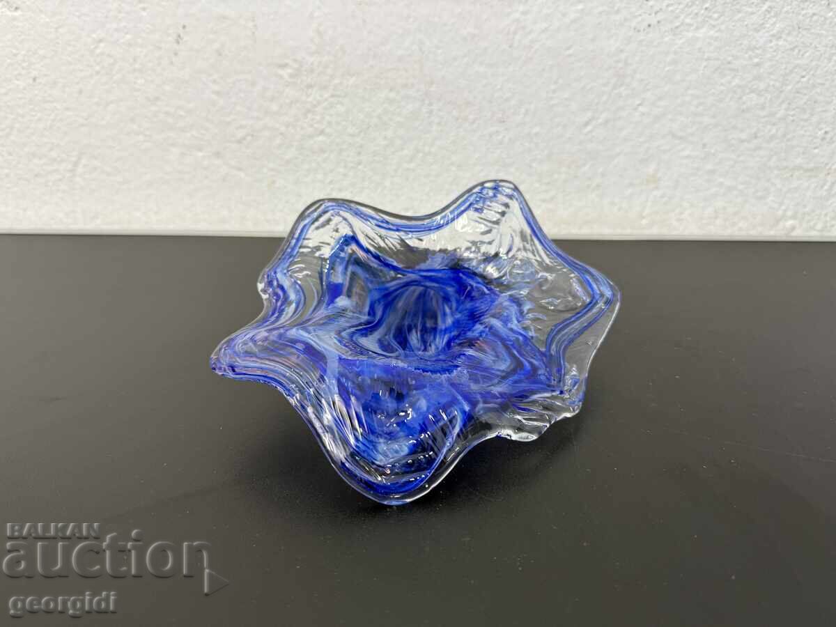 Bol / vas / corn artistic din sticlă. Nr. 7840 - 6