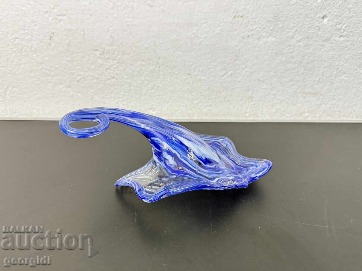 Bol / vas / corn artistic din sticlă. Nr. 7840 - 7