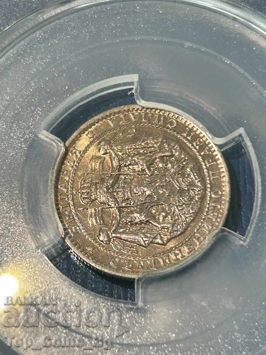 Аукцион 1 лев 1925 Поаси MS66 PCGS 41696726