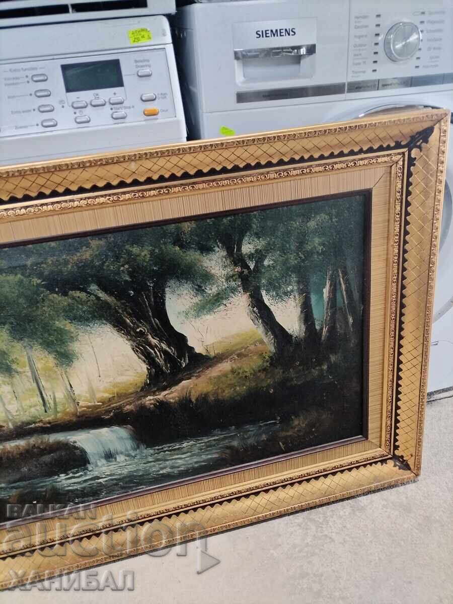 Livrarea MARE TABLOU ORIGINAL ULEI PE PÂNZĂ