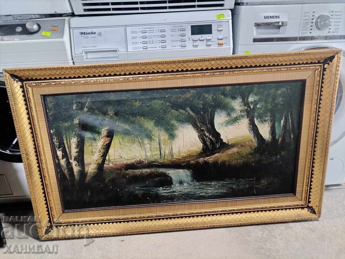 MARE TABLOU ORIGINAL ULEI PE PÂNZĂ