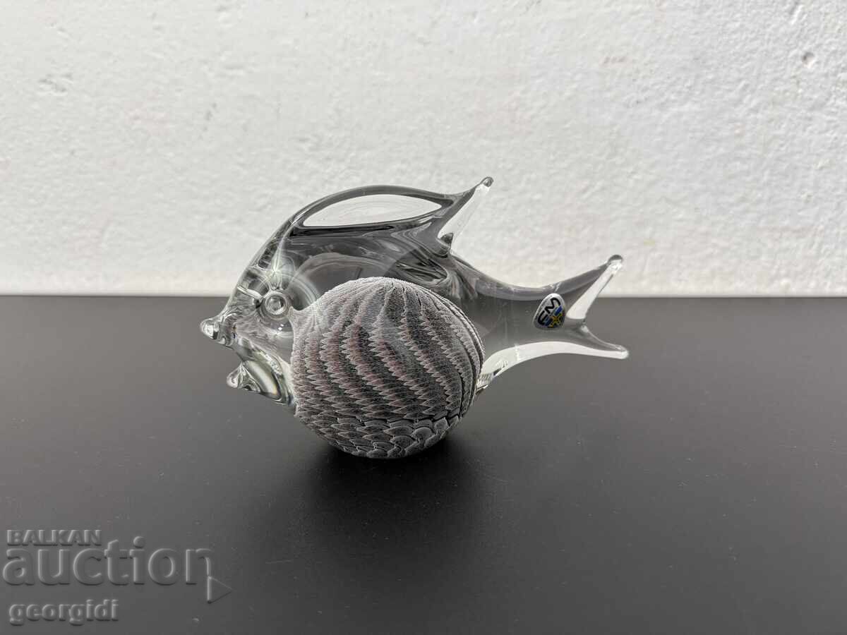 Σουηδικό χειροποίητο ειδώλιο ψαριού - FM Konstglas №7841 με τιμή € 50.00 | 97.79 BGN