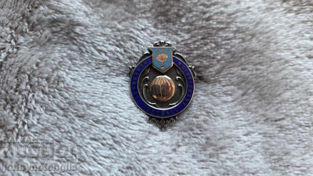 Ecuson de fotbal argint - Asociația de Fotbal Aldershot, 1909