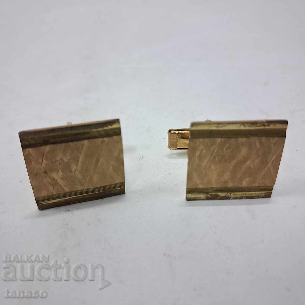 Vintage Gold Plated Cufflinks "DOUBLÉ" - 6