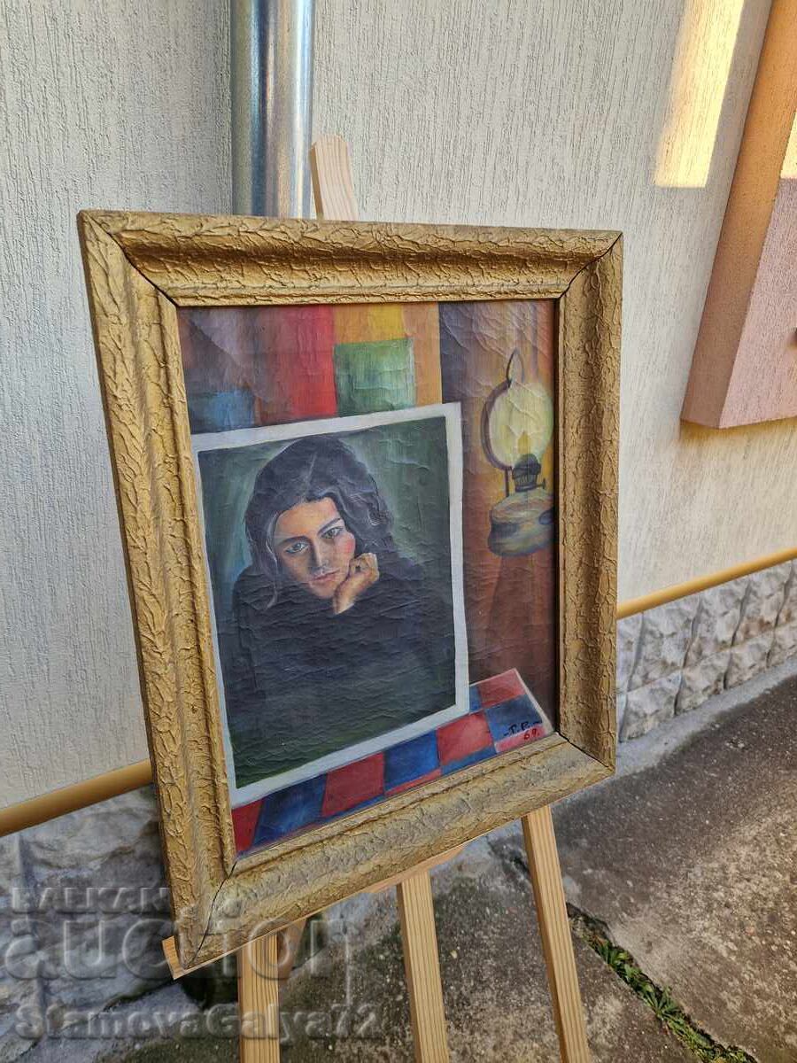 Παλαιός, υπέροχος, αντίκα πίνακας, λάδι σε καμβά - 6 Παλαιός, υπέροχος, αντίκα πίνακας, λάδι σε καμβά - 6