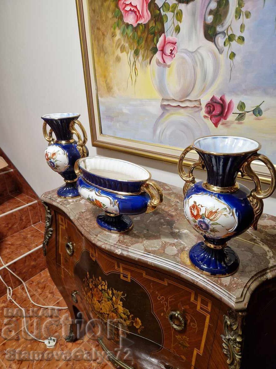 Licitație Set de porțelan italian, vaze și jardiniere