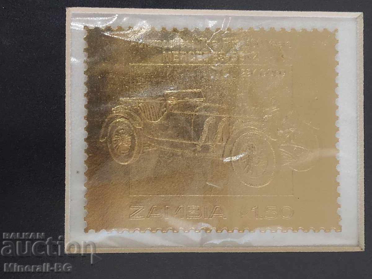 Gold stamp from 100-year-old cars Gold stamp from 100-year-old cars