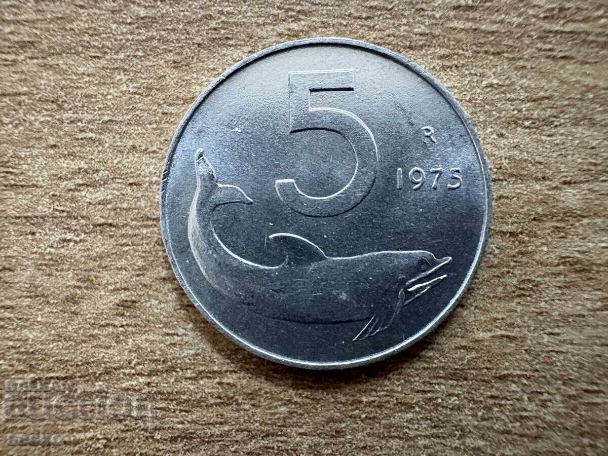 Italia - 5 lire (1975)