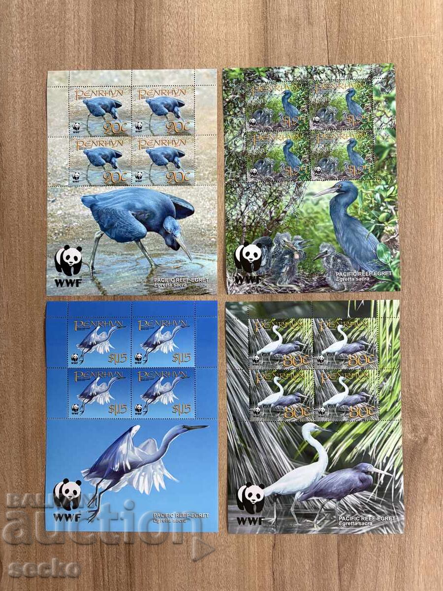 Пенрхин - Източна рифова чапла (1984) MNH