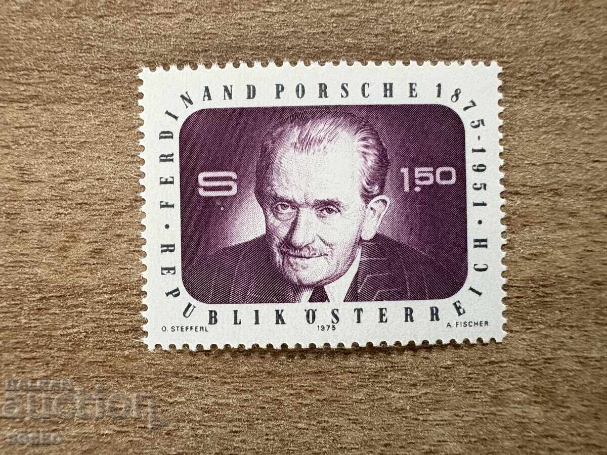 Austria - 100g. from the birth of Ferdinand Porsche (1975) MNH