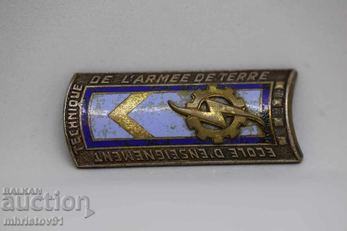 French military badge - École d'Enseignement Technique de l'