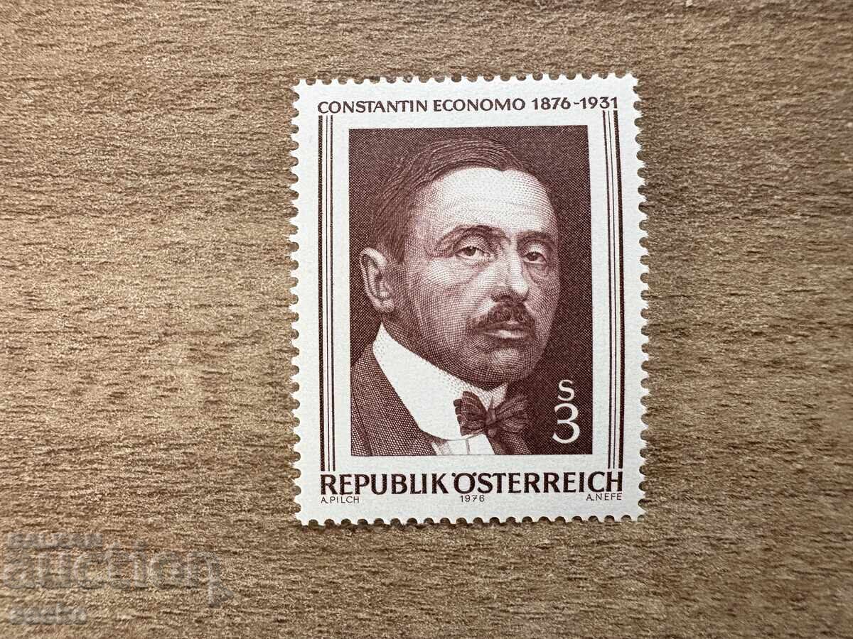Austria - 100 g. de la nașterea lui Constantin von..(1976) MNH