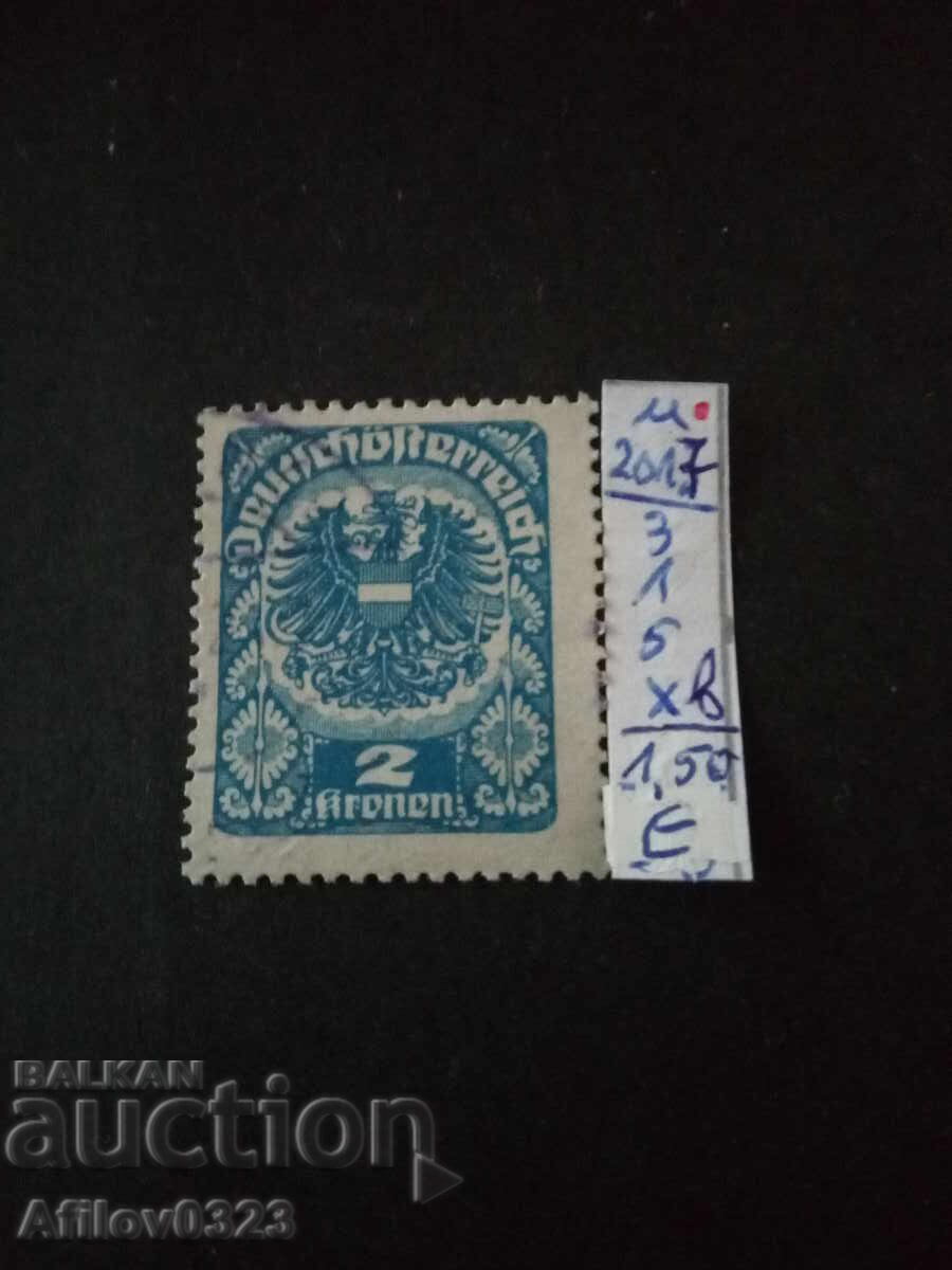 Marcă folosită - Austria Marcă folosită - Austria