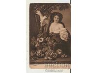 Καρτ ποστάλ Ταχυδρομική κάρτα Συλλέκτρια φρούτων 1917