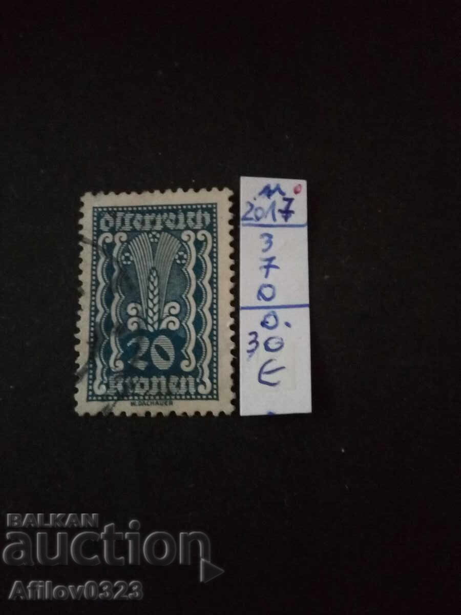 Marcă folosită - Austria Marcă folosită - Austria