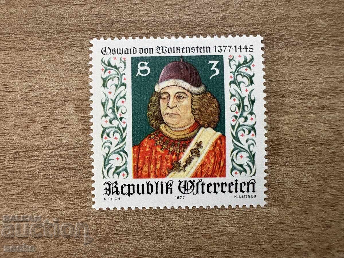 Austria - 600 g. de la nașterea lui Oswald von .... (1977) MNH