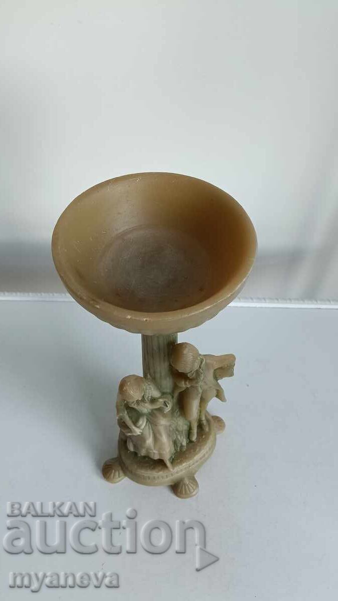 Statuetă barocă reprezentând scenă galantă cu îndrăgostiți - 6
