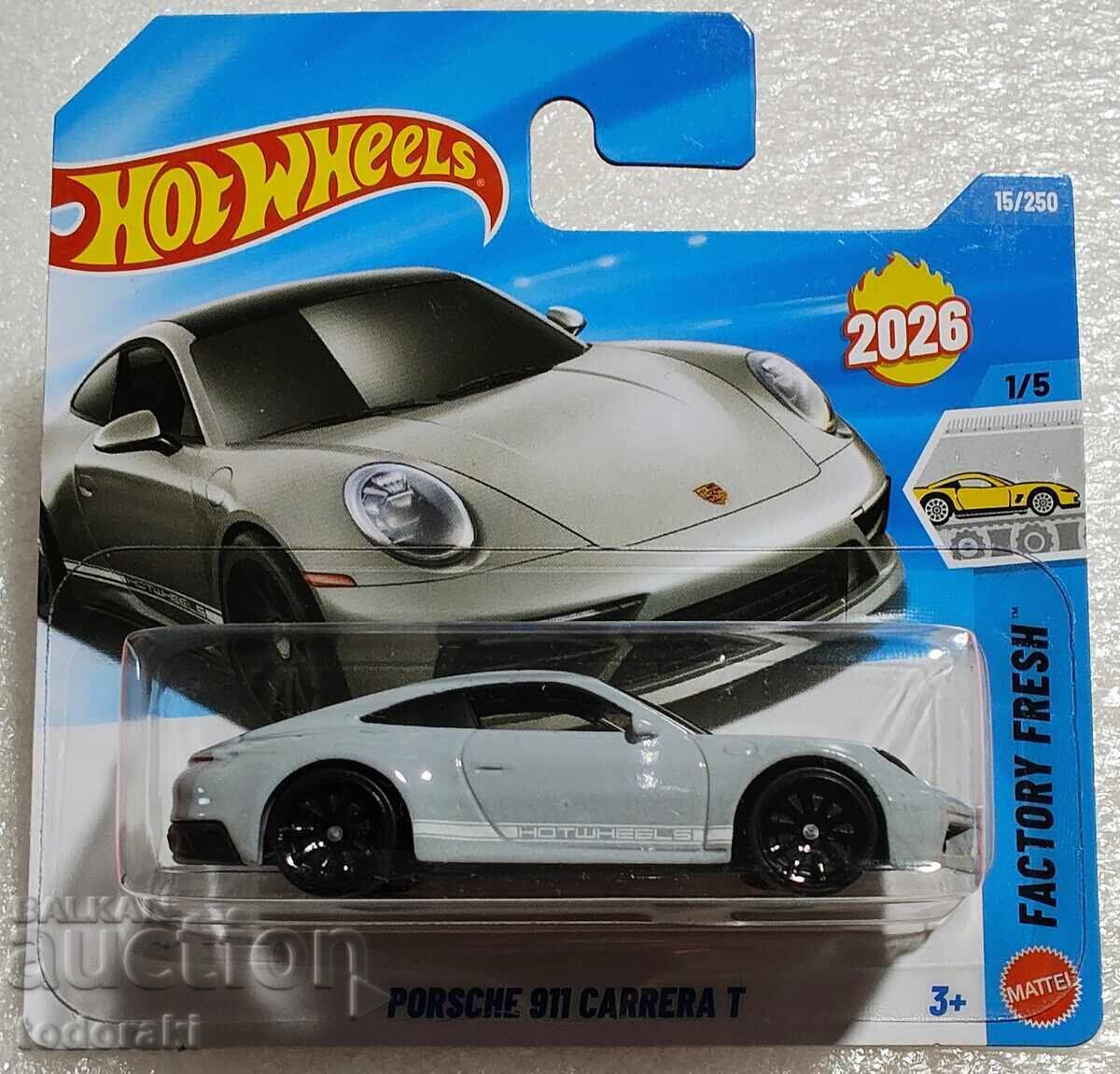 Hot Wheels Porsche 911 Carrera T Количка Хот Уилс 1:64 Порше