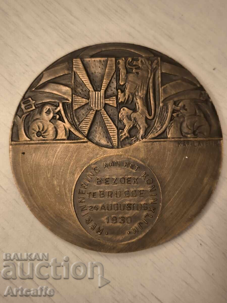 бронзов медал Холандия провинция Западна Фландрия с цена € 20.00 | 39.12 лв.