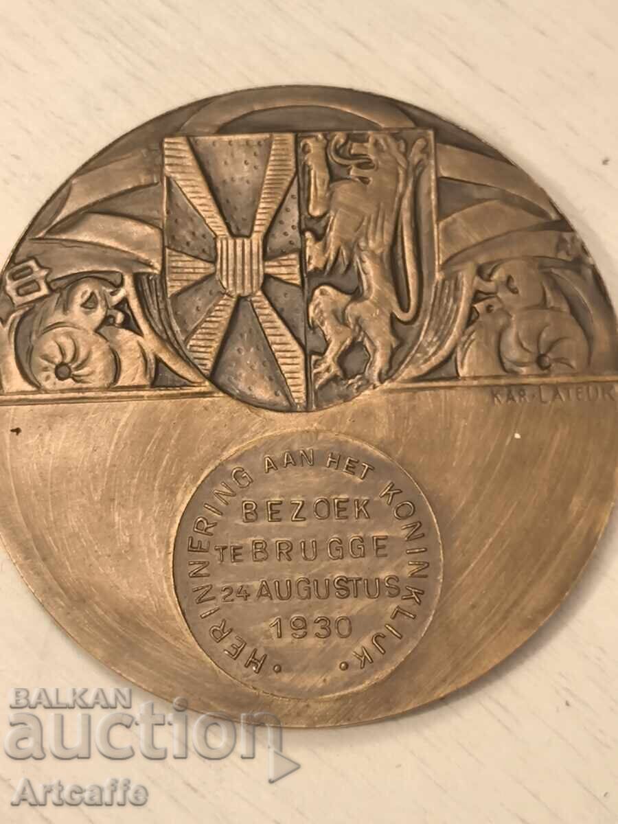 бронзов медал Холандия провинция Западна Фландрия - 5