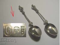Lingurițe vechi de argint 1837 Olanda