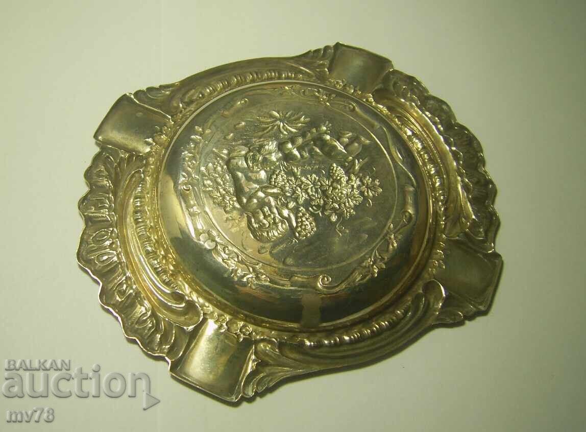 Испания Сребърен пепелник Сребро за РЕМОНТ? - 5