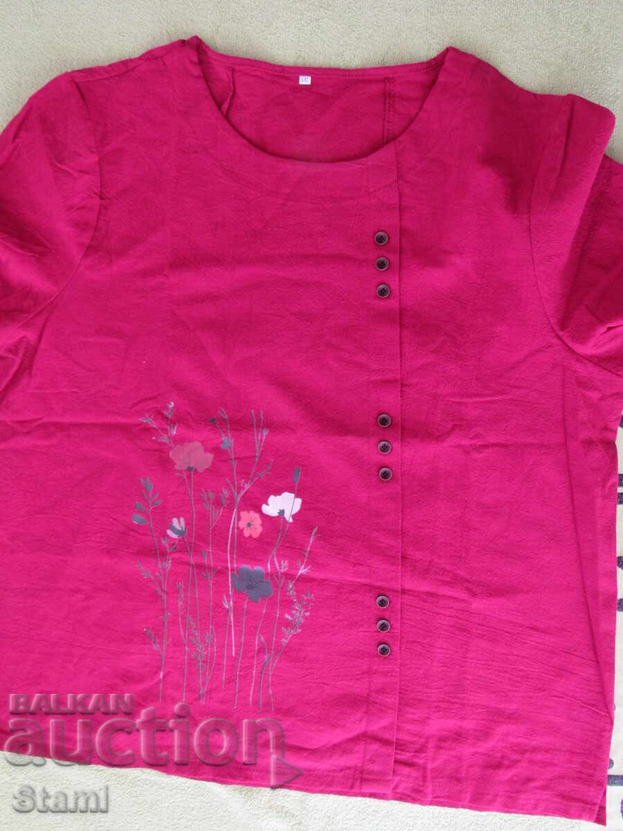 Bluză de damă cu mânecă scurtă, mărimea XXL, nouă cu preț € 7.60 | 14.86 BGN