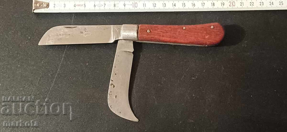 Livrarea Vechi cuțit de buzunar francez pentru ciuperci Livrarea Vechi cuțit de buzunar francez pentru ciuperci