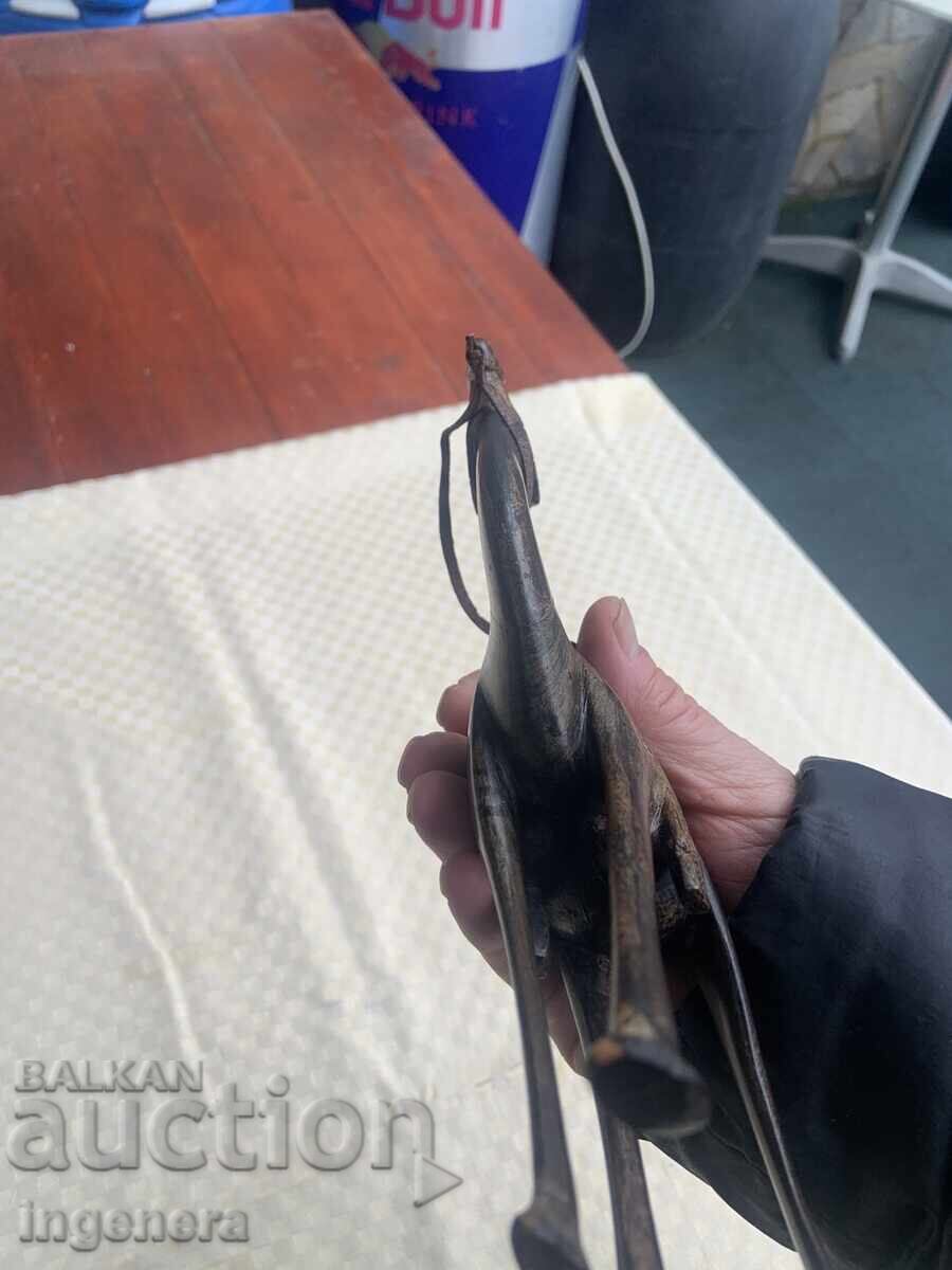 FIGURĂ SCULPTATĂ ÎN LEMN STATUETĂ SCULPTURĂ ABANOS - CĂMILĂ - 7