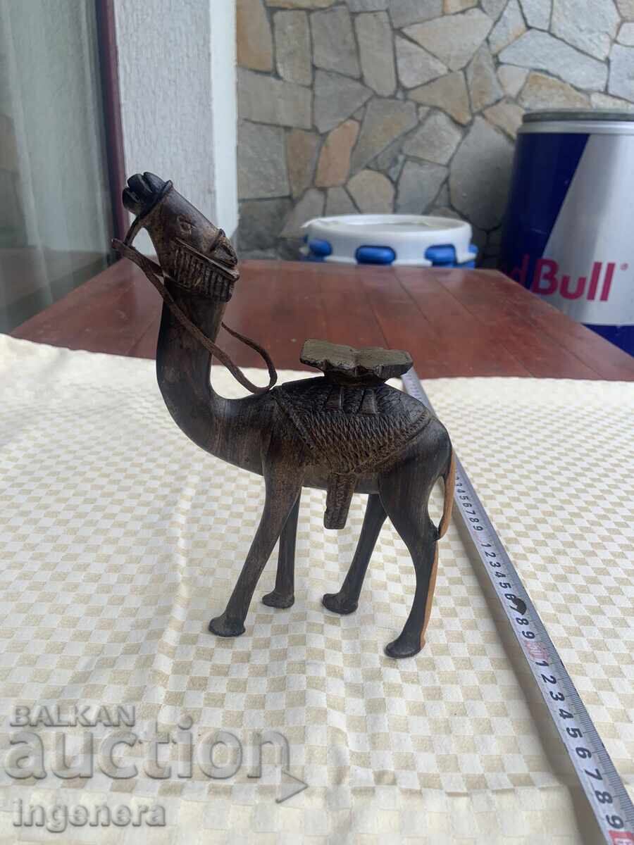 FIGURĂ SCULPTATĂ ÎN LEMN STATUETĂ SCULPTURĂ ABANOS - CĂMILĂ