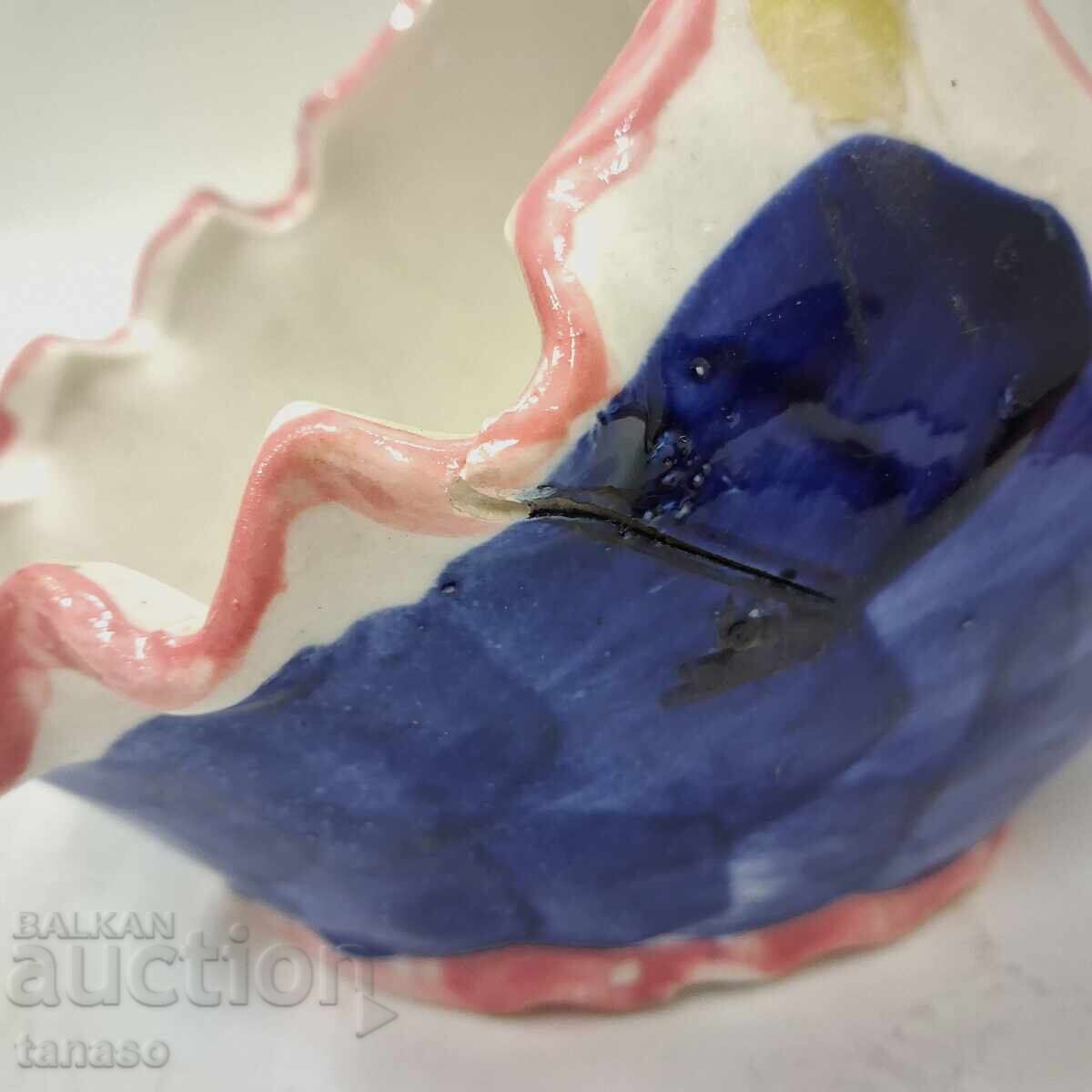 Livrarea Coșuleț decorativ ceramic „Floarea-soarelui” – Pictat manual