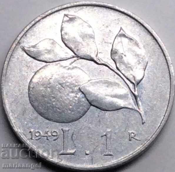 1 лира 1949 Италия 2 с цена € 2.00 | 3.91 лв.