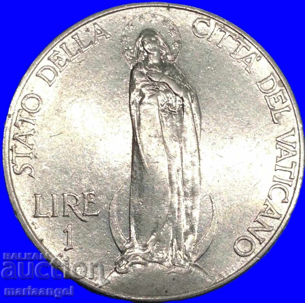 Licitație 1 Lira 1937 Vatican