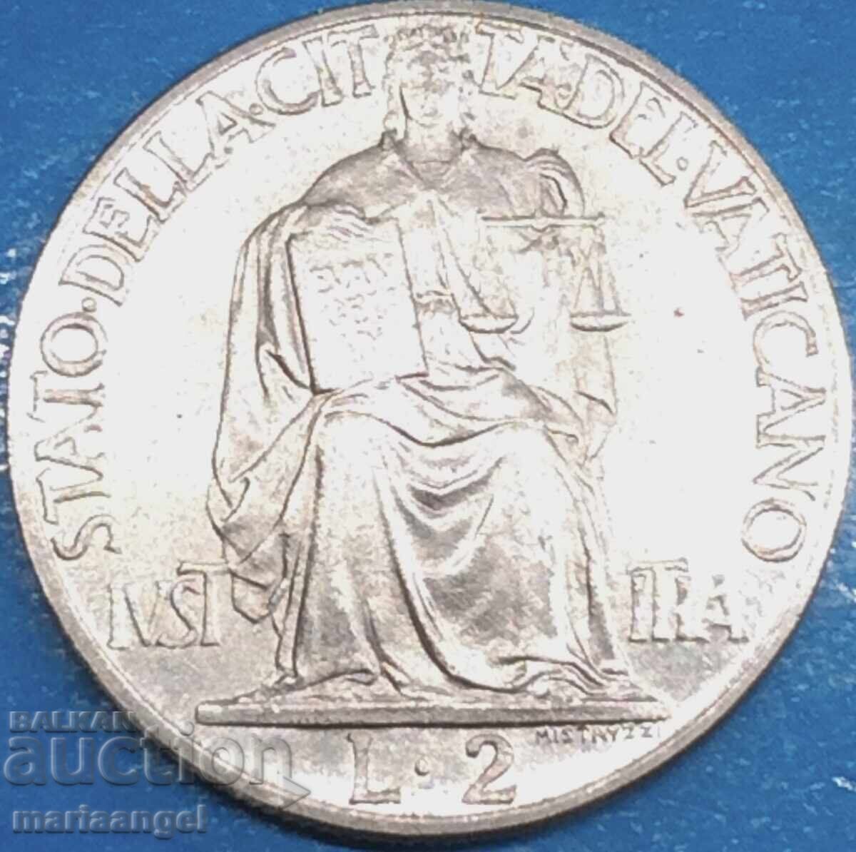 Licitație Vatican 2 lire 1942 Vatican Licitație Vatican 2 lire 1942 Vatican