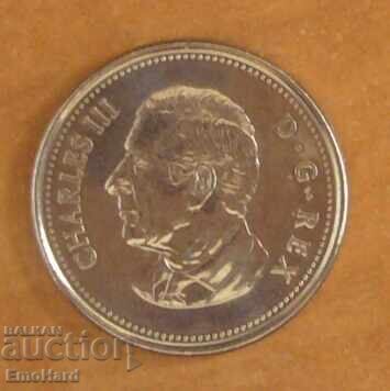 Canada 5 cenți 2024 - Regele Charles III cu preț € 0.50 | 0.98 BGN
